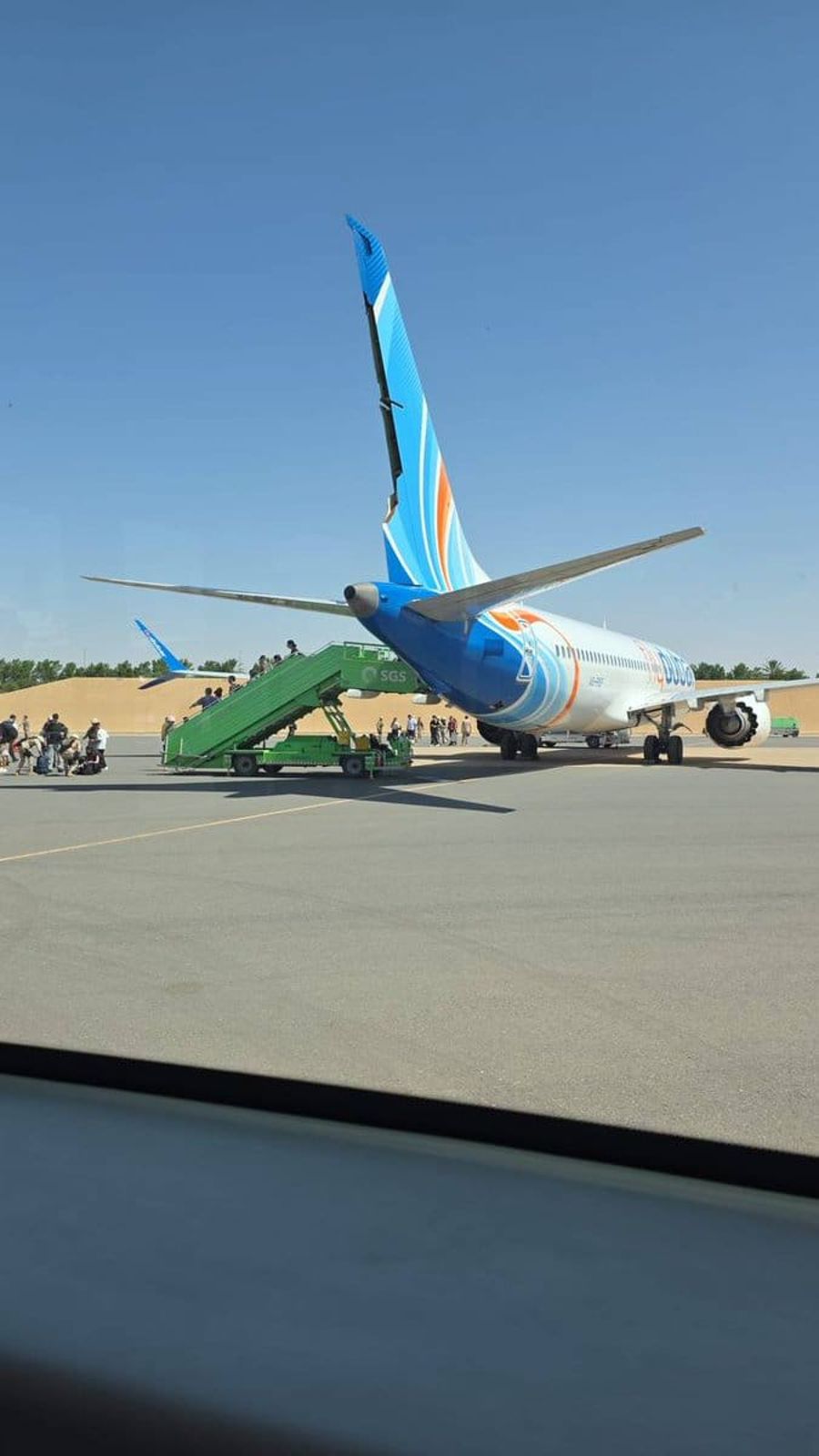 FlyDubai plane tail damaged in terror incident