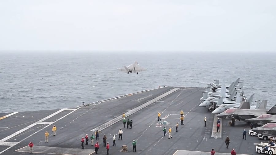 US aircraft carrier