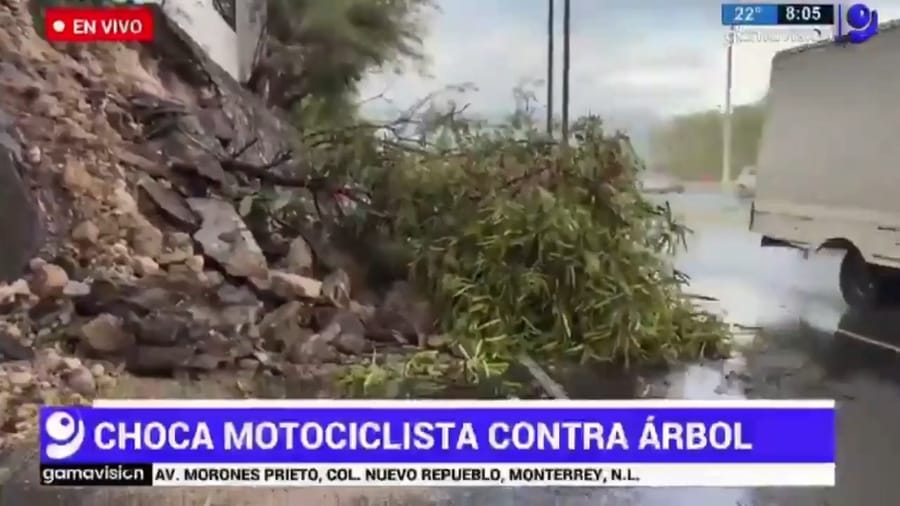 Live on air: reporter covering deadly storm injured on camera