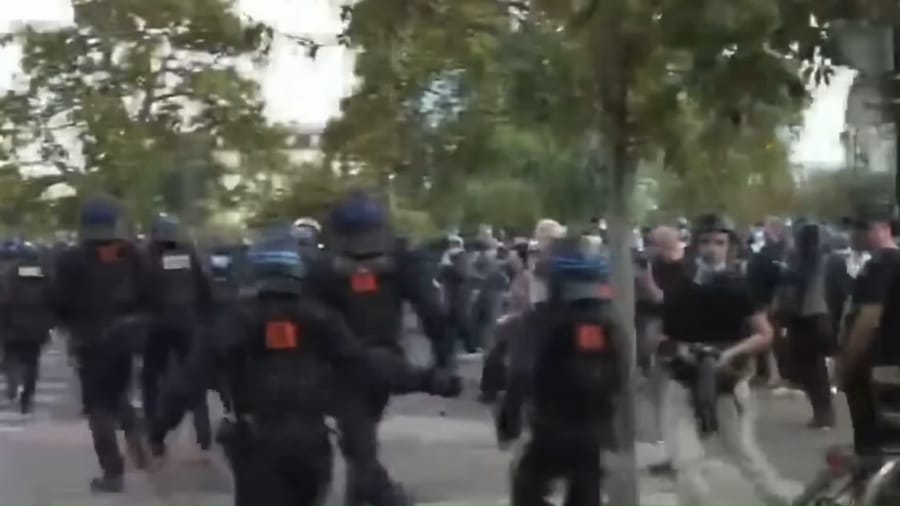 France: Journalist caught on camera tripping police officer during riots