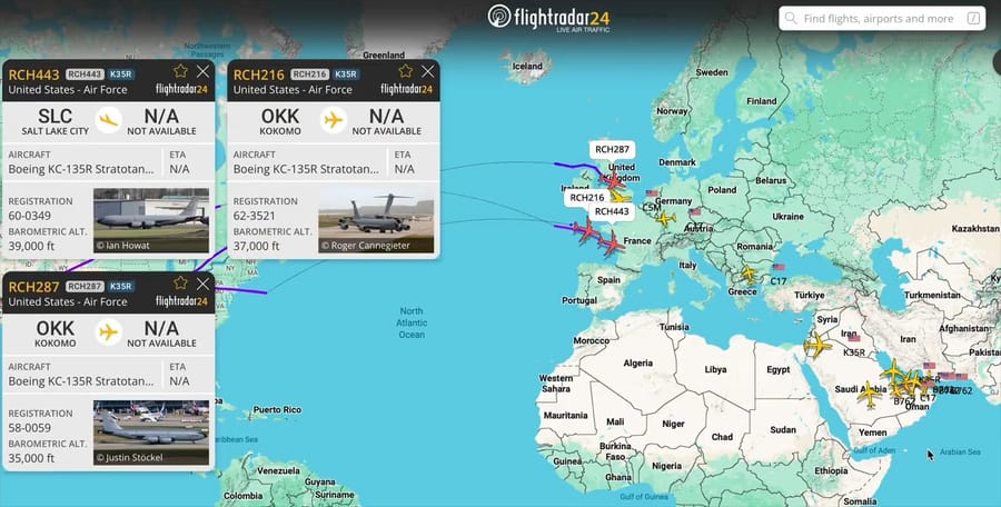 Aircraft movements