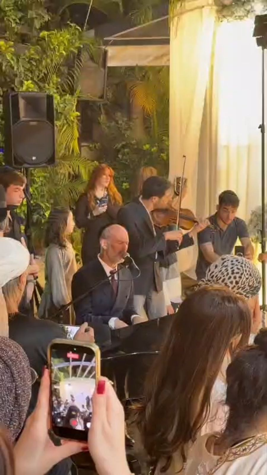 The wedding of singer Yonatan Razel's daughter