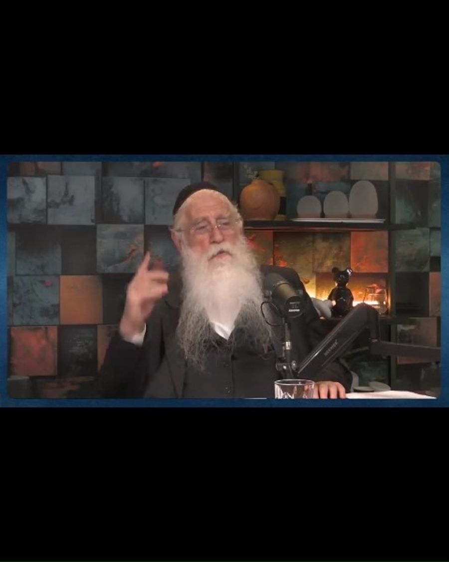 Porush's remarks with Shimon Goldberg | Watch
