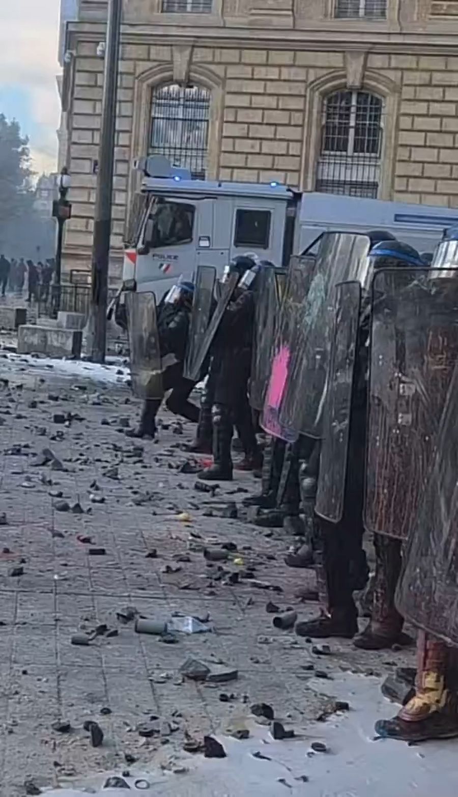 Scenes resembling warfare