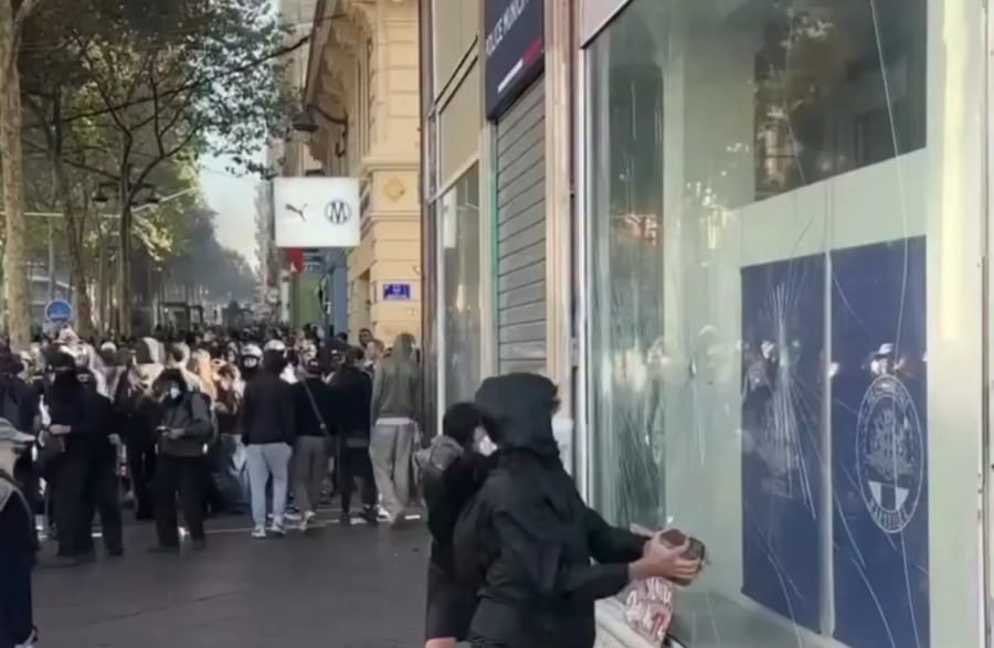 Dior posts private guards outside Paris flagship as looters ransack city