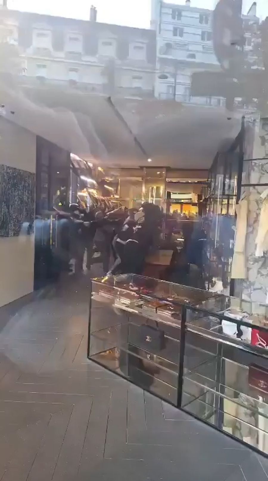 Dior posts private guards outside Paris flagship as looters ransack city
