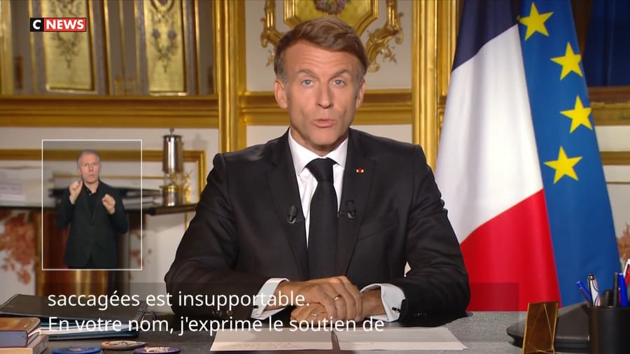 Macron's address to the nation