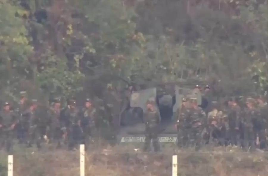 The world's most fortified border: rare footage reveals North Korea's frontier