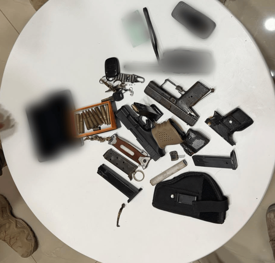 Weapons seized during operations