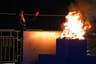 Rachmastrivka Grand Rebbe lights Lag BaOmer bonfire, May 15, 2025