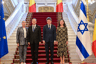 President Herzog, Romanian President and their wives 