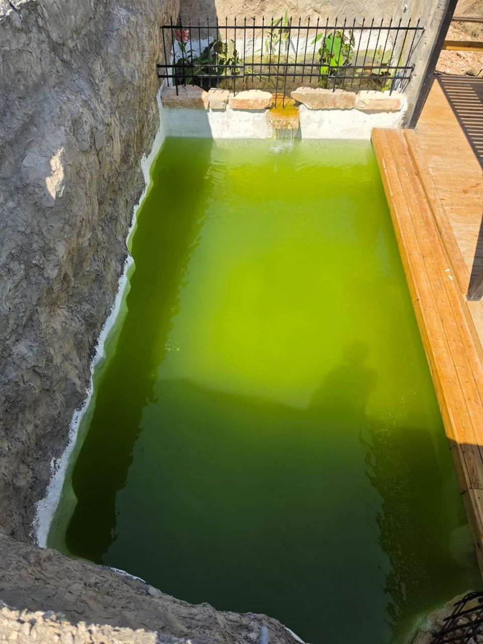 The restored pool on the Heroes' Promenade near Sdeh Efraim