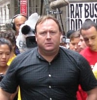Reinstated to X/Twitter by public demand. Alex Jones at 9/11 Truther Event.