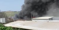 Winery ablaze in Avivim