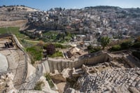 City of David archaeological site.