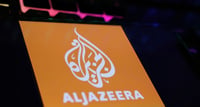 Al-Jazeera logo. Illustration.
