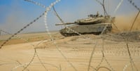 Israeli tank in Gaza