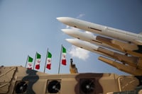 Iranian missiles prepared to launch