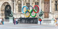  Paris 2024 Olympic rings 