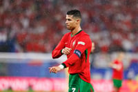 Cristiano Ronaldo seen during UEFA Euro 2024 game between national teams of Portugal and Czech Republic at Red Bull