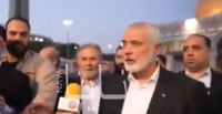 Ismail Haniyeh in an address on the day of his assassination