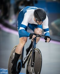 Israeli cyclist Mikhail Yakovlev briefly set a new Olympic record in the men’s sprint 