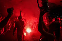 Israelis block the Ayalon Highway in Tel Aviv during a protest calling for the release of Israelis held kidnapped by Hamas terrorists in Gaza on September 1, 2024.