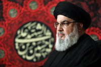 Hassan Nasrallah, leader of Hezbollah.