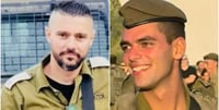 Fallen soldiers Nael Fwarsy and Tomer Keren