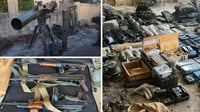 Weapons seized from Hezbollah