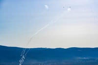 Missiles from northern Lebanon