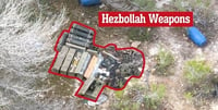 Hezbollah weapons found near a UNIFIL post.