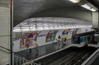 Paris metro station