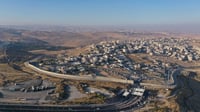 The town of Hizma near Jerusalem