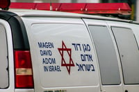 Magen David Adom vehicle.