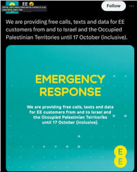 Offensive SMS sent by EE to its customers