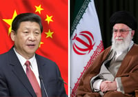 Xi Jinping and Ali Khamenei