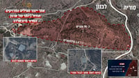 Infographic of Hezbollah missile site.