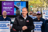 Lee Zeldin during rally for US government 