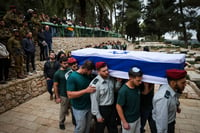 Funeral of Duvdevan combat medic, Yona Bezalel Brief