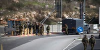 IDF forces at Gitai Junction