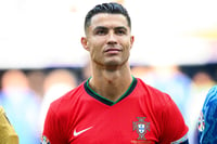 Cristiano Ronaldo at the football match of EURO 2024 Turkey vs Portugal at Signal Iduna Park 