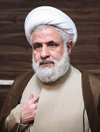 Hezbollah leader Sheikh Naim Qassem.