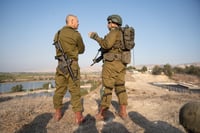 IDF soldiers in the valleys.