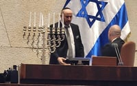 Hanukkah in the Knesset: Seventh candle lit in the Israeli parliament