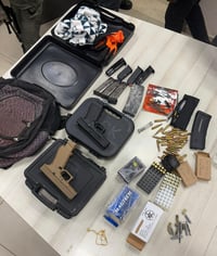 Weapons cache discovered by police