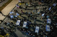 Protest against hostage deal in Jerusalem