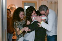 Released hostages finally reunited with their loved ones