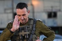 IDF Chief of Staff Herzi Halevi gives a statement to the media at an army base in southern Israel, December 26, 2023