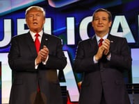 President Donald Trump and Senator Ted Cruz